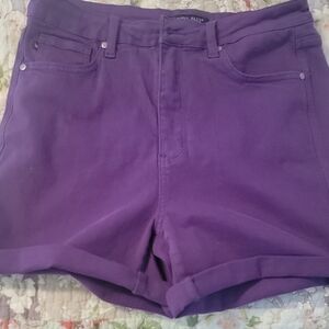 Judy Blue Purple High Waist Shorts